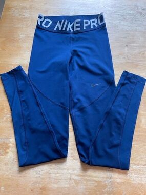 Nike Pro Dry-Fit Royal Blue Leggings XS